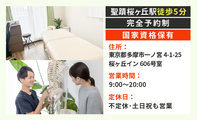 聖蹟桜ヶ丘駅から徒歩5分・夜20時まで営業